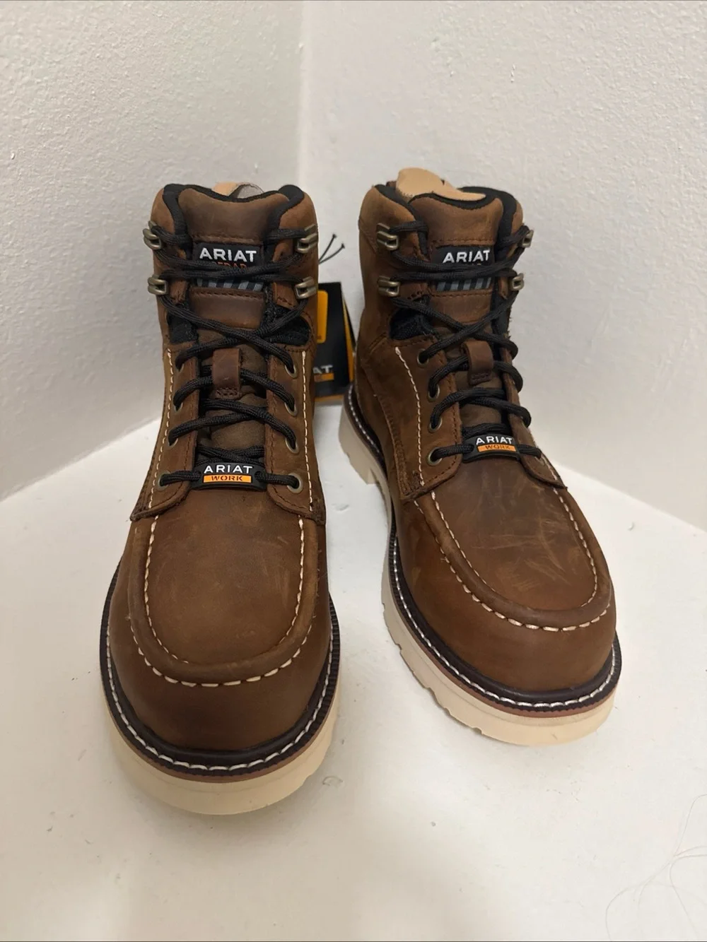 Ariat Lace-Up Work Rebar Lift Boots Slip-resistant waterproof electrical hazard
